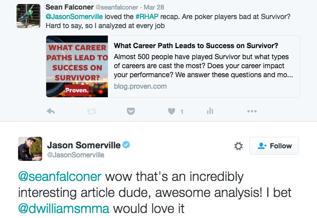 پاسخ Jason Sommerville در توییتر